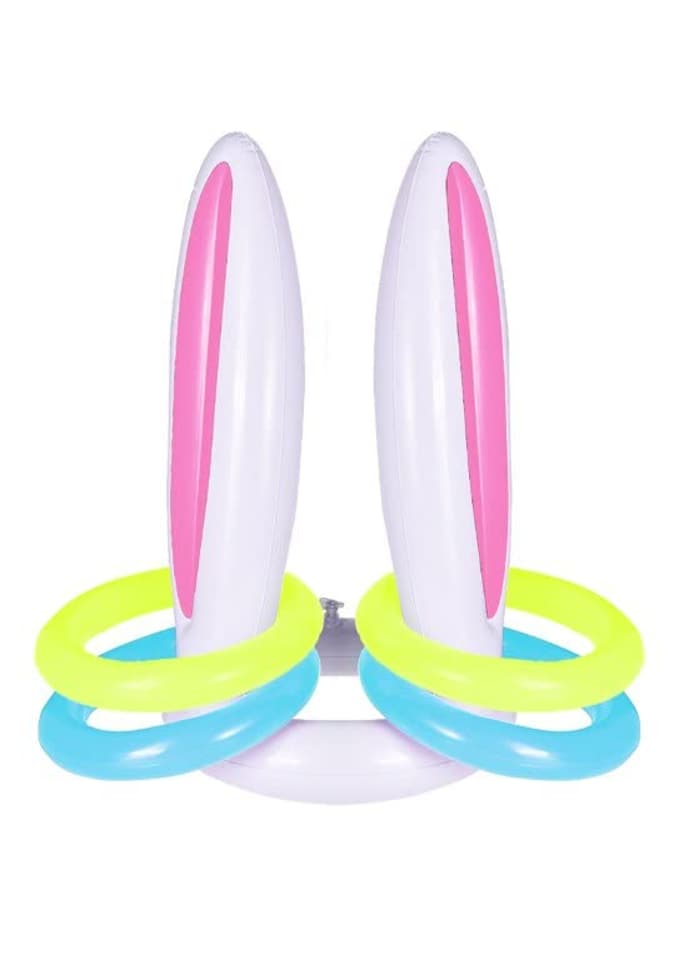 image 1 of Inflatable Bunny Ears Easter Party Game