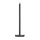 image 1 of Interiors by Premier Elegant Design Black Toilet Roll Holder, Stable Toilet Holder, Sturdy Toilet Roll Holder With Black Base