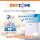 image 8 of Dryzone Telescopic Passive Wall Intake Vent Grille Kit x 3 pack (100 mm, White) Adjustable Airflow Condensation & Mould Control