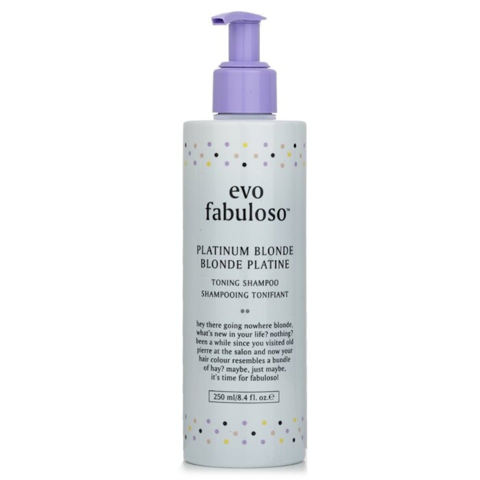 image 1 of Fabuloso Toning Shampoo - # Platinum Blonde - 250 ml/8.4Oz