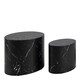 image 1 of Mice Oval Coffee Table Set in Black