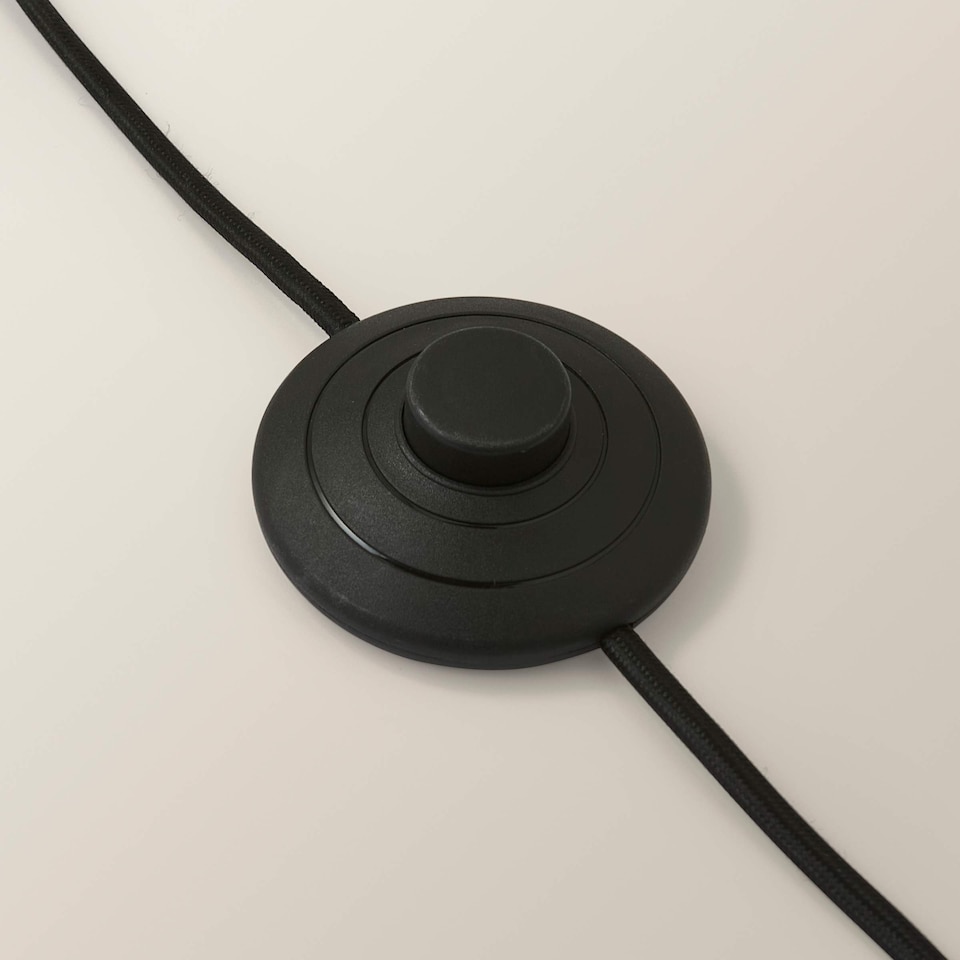 image 1 of ValueLights Marissa Black Stacked Ball Freestanding Floor Lamp Base | Black