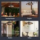 image 8 of Outsunny 2000W Patio Electric Hanging Ceiling Heater Halogen Remote Aluminium