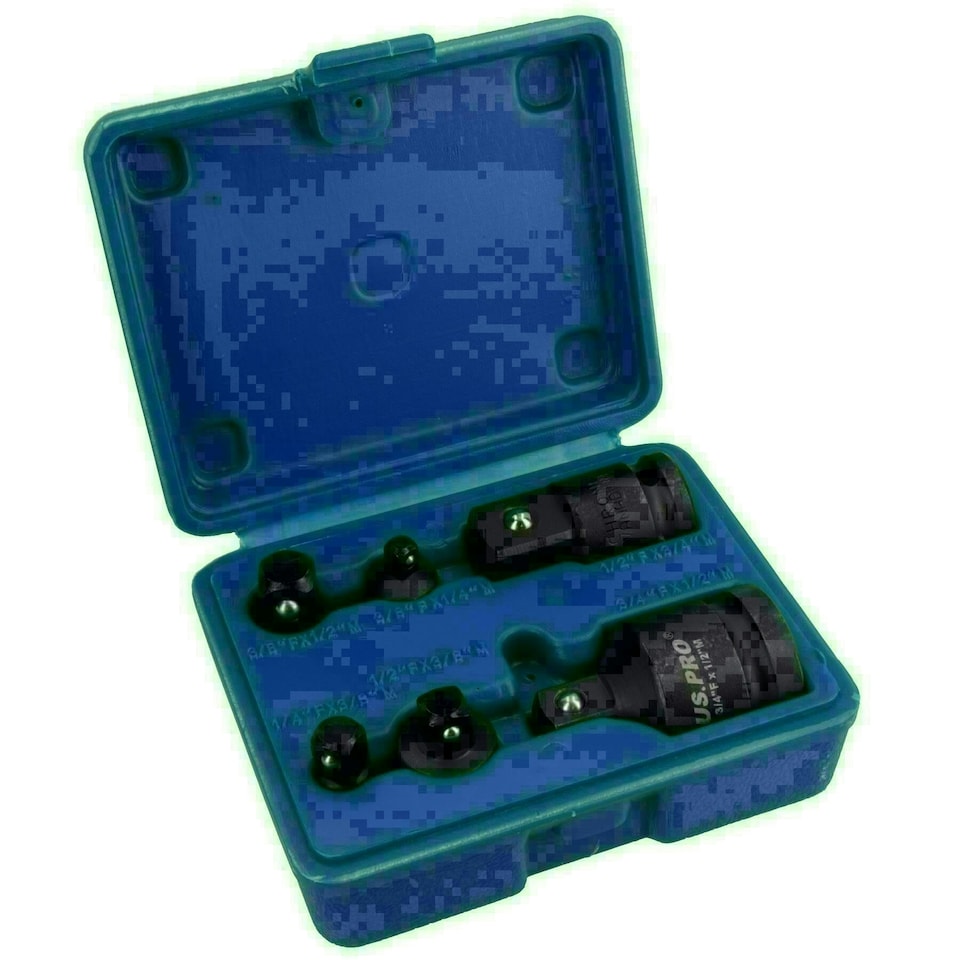 image 1 of 6pc Impact Socket Adaptor Adapter Step Up Step Down Reducer Converter