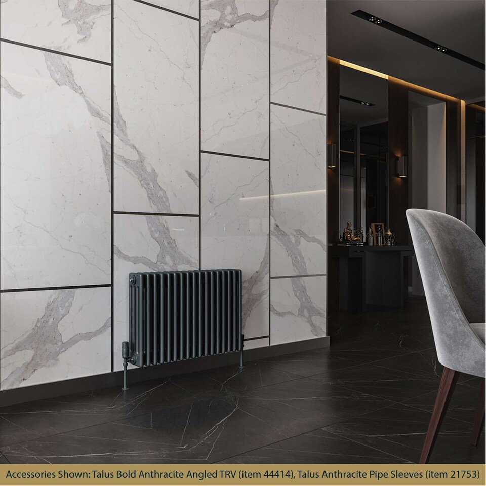 image 1 of Alpha - Anthracite Column Radiator H500mm x W768mm 4 Column