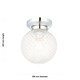 image 8 of Set of 2 Tropic - Textured Glass IP44 Bathroom Ceiling Lights