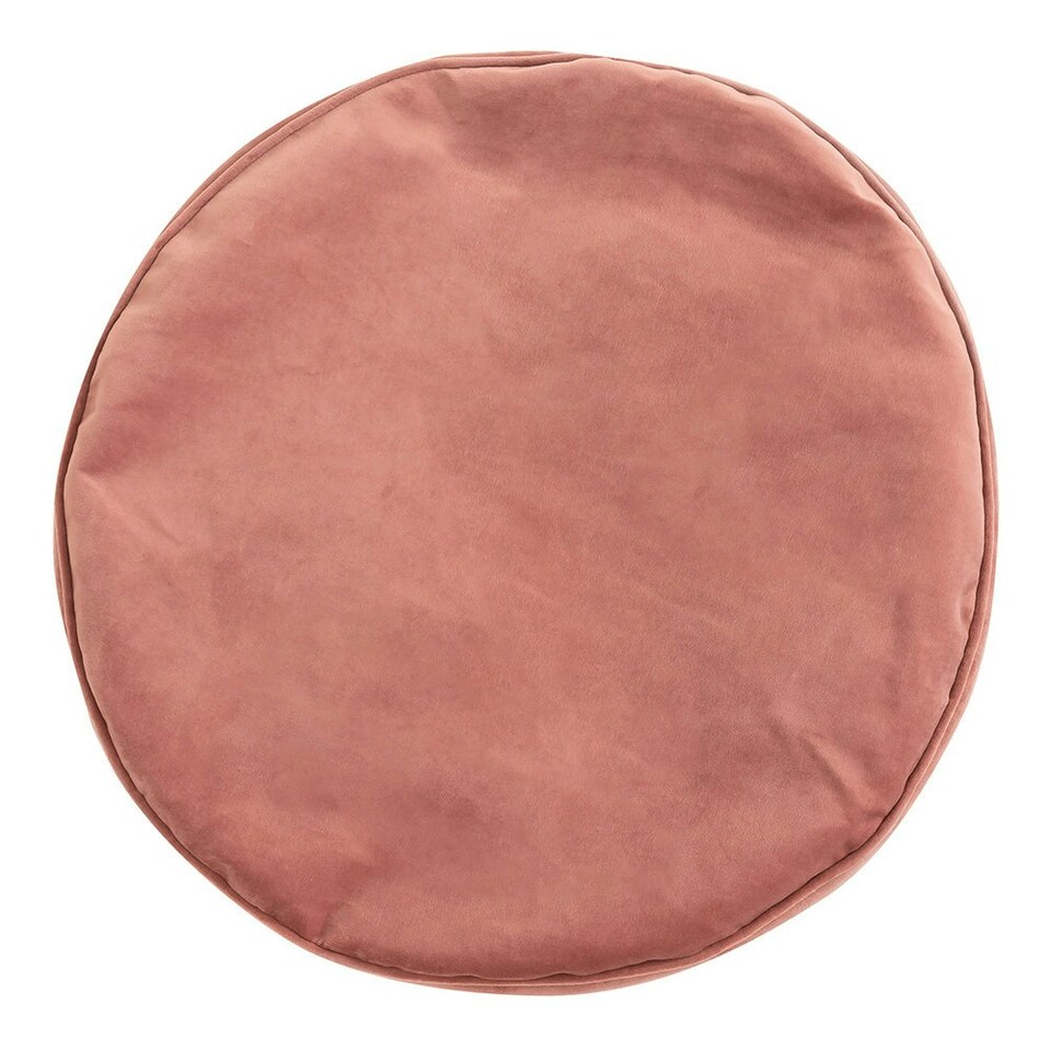 image 1 of icon Milano Velvet Bean Bag Pouffe Dusk Pink Large Velvet Footstools Pink | Pink