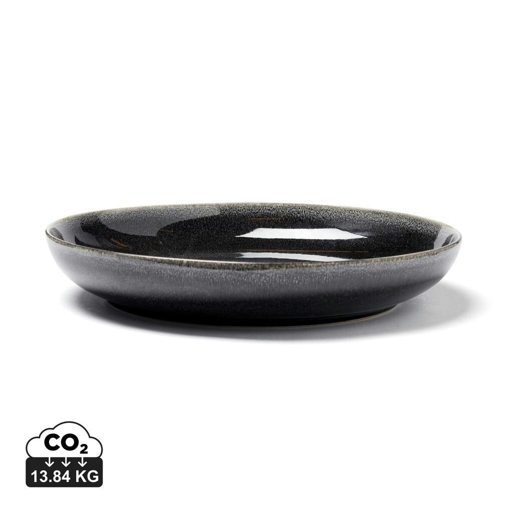 Vinga Nomimono Stoneware Bowl - Black - One Size