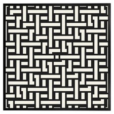 Woven pattern (Picture Frame) Black | M