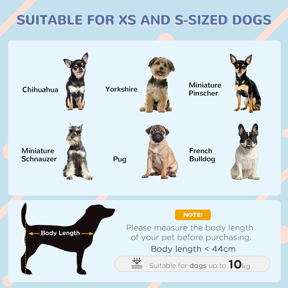 image 1 of PawHut Dog Kennel for Outside, for XS and S Dogs, 80 x 69 x 76cm, Blue
