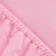 image 3 of OHS Plain Fitted Bed 25cm Deep Elasticated Sheet, Single - Pink