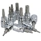 image 4 of Hex Allen and Torx and Tamper Star Key Bit Set 3/8" dr Socket H2 - H10 T10 - T55