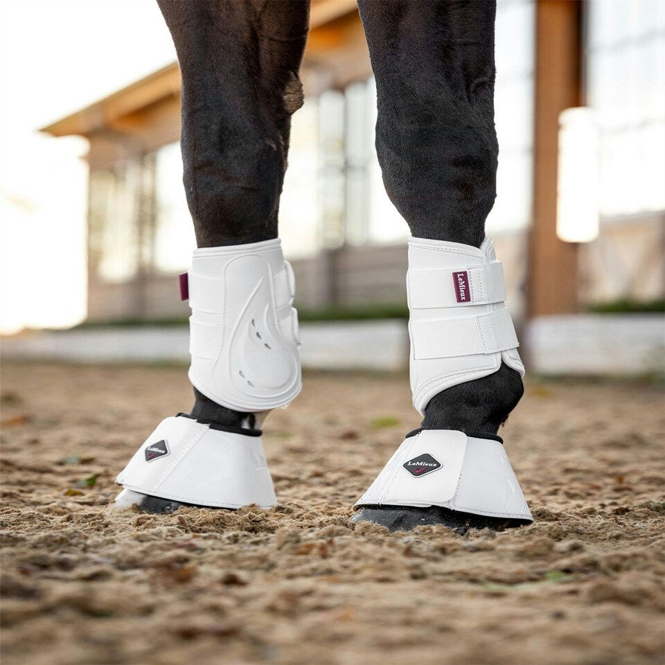 image 1 of LeMieux ProShell Over Reach Boots White | Large