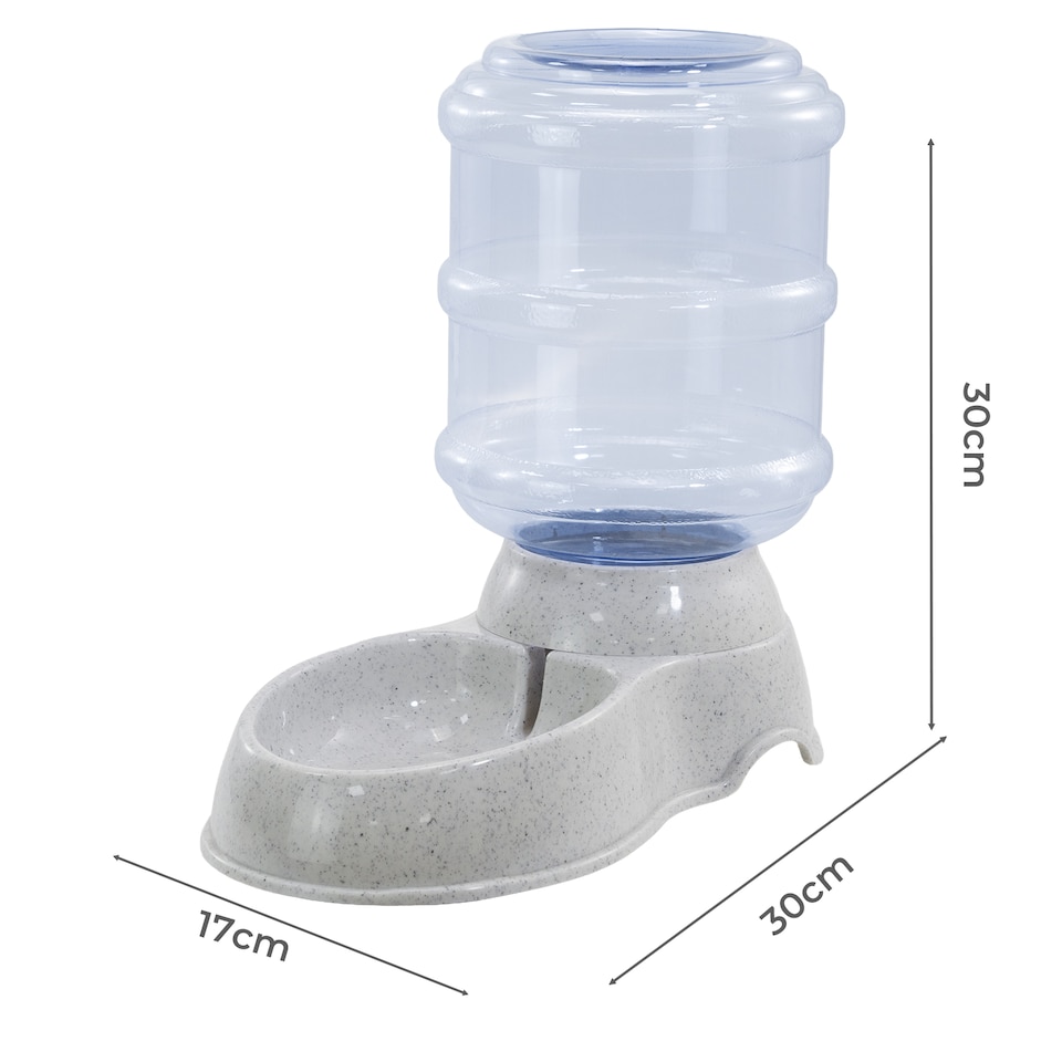 image 1 of Skylos Automatic Pet Waterer 3.5L Plastic Dispenser Station for Cat and Dog