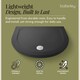 image 3 of Balterley Premium D Shape Shower Tray | Grey | Grey Slate