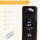 image 4 of HOMCOM 2500W Oil Filled Portable Radiator Heater w/ Remote Control - Black