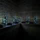 image 9 of 6pc 5m Christmas Green Tree Outdoor Path Lights with 15 White LEDs per Tree | Green | Green