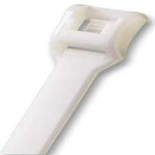PANDUIT - Belt-Ty Nylon Low Profile Cable Ties 4.8mm x 292mm Black 100 Pack