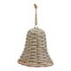image 2 of Hill Interiors The Noel Collection Wicker Bell Christmas Decoration - Brown - 12cm x 7cm x 7cm