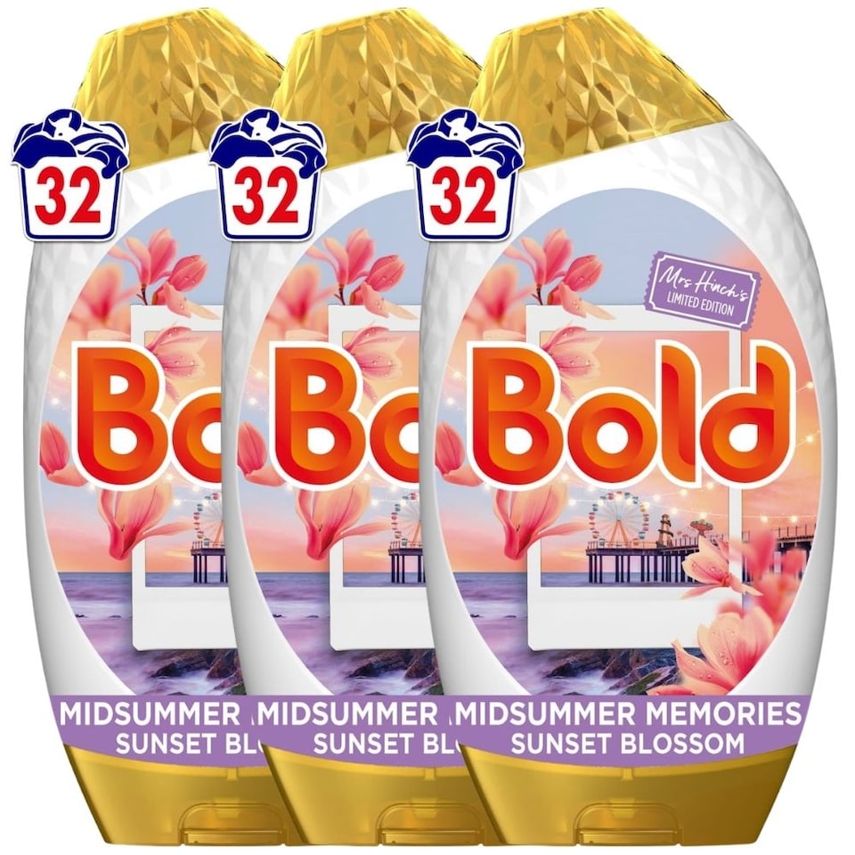 image 1 of Bold Laundry Gel Mrs Hinch's Midsummer Memories 32 Wash | White | 1 - White | 32 Wash | 1