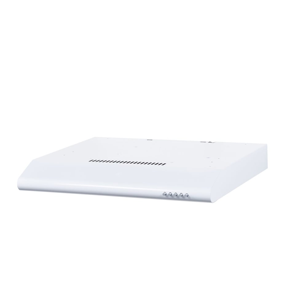 image 1 of Cookology 60cm White Visor Cooker Hood Extractor Fan