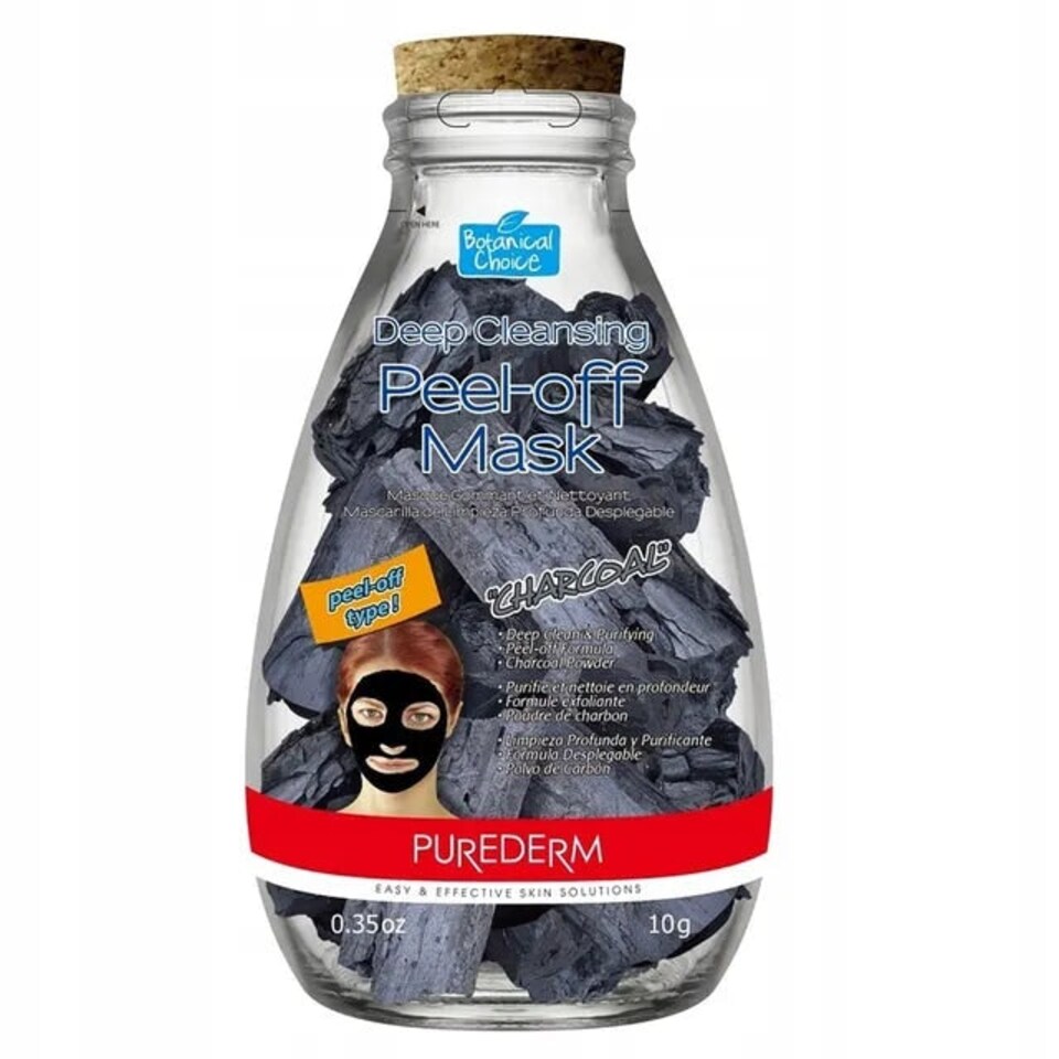 image 1 of Amirose Purederm Deep Cleansing Charcoal Peel Off Mask | Clear