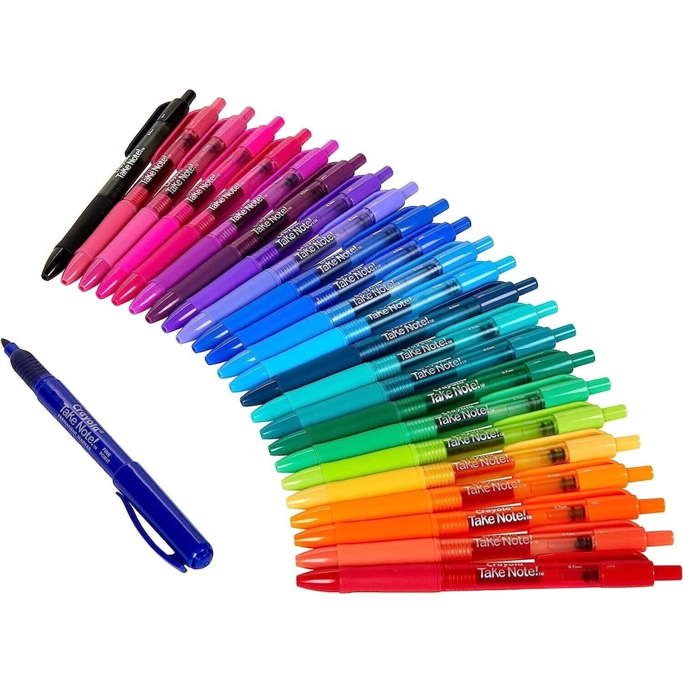 image 1 of Crayola Washable Coloured Gel Pens 24 Count