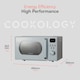 image 2 of Cookology Retro Microwave 800W Freestanding 20L - RETDD20BB Baby Blue