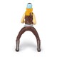 image 4 of PAPO Horses and Ponies Blue Trendy Rider Toy Figure
