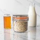 image 5 of Argon Tableware Glass Storage Jar - 350ml - Orange Seal