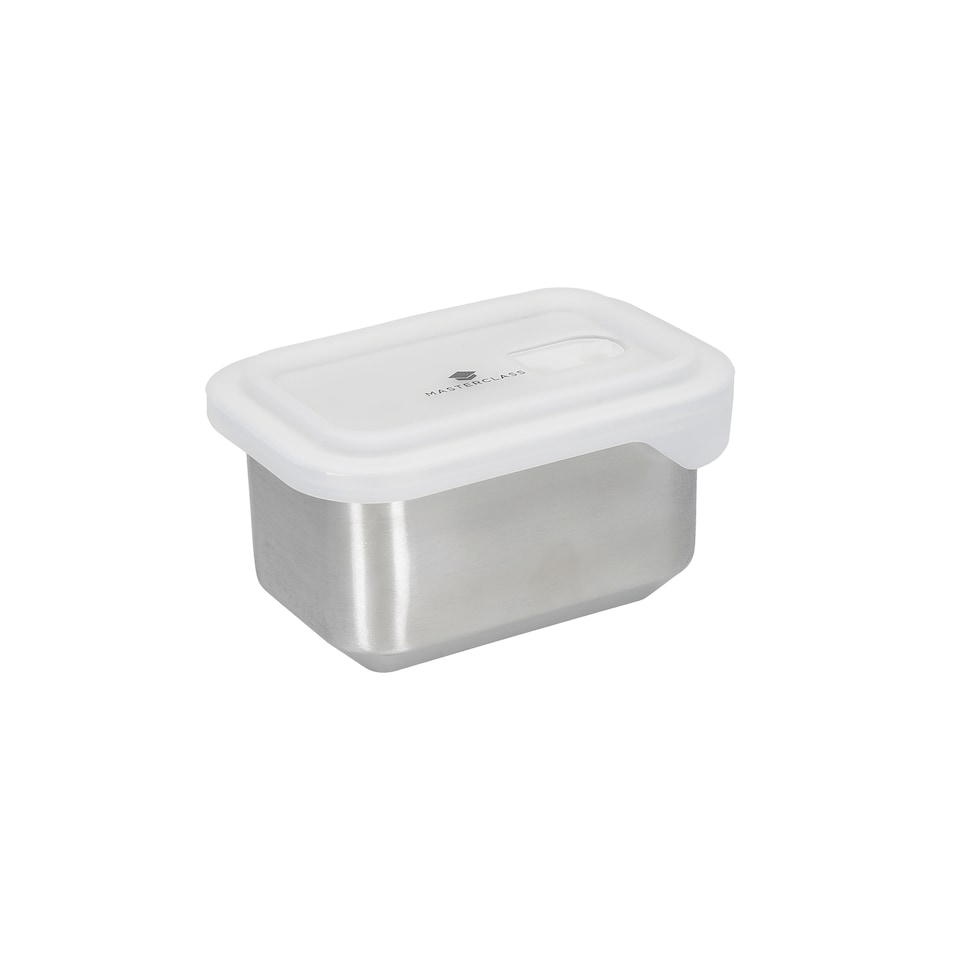 image 1 of MasterClass Food Container with Lid 750 ml Stainless Steel Microwave Safe