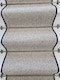 image 2 of Herringbone Mirage Grey Stair Runner with 100 % Wool Edge