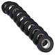 image 2 of BLACK electrical insulation tape 19mm wide x 20 metres long (pack of 10) TE482
