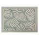image 1 of JVL Lightweight Reversible Outdoor Rug – Large Leaf Pattern, Plastic Woven 150 x 210 cm