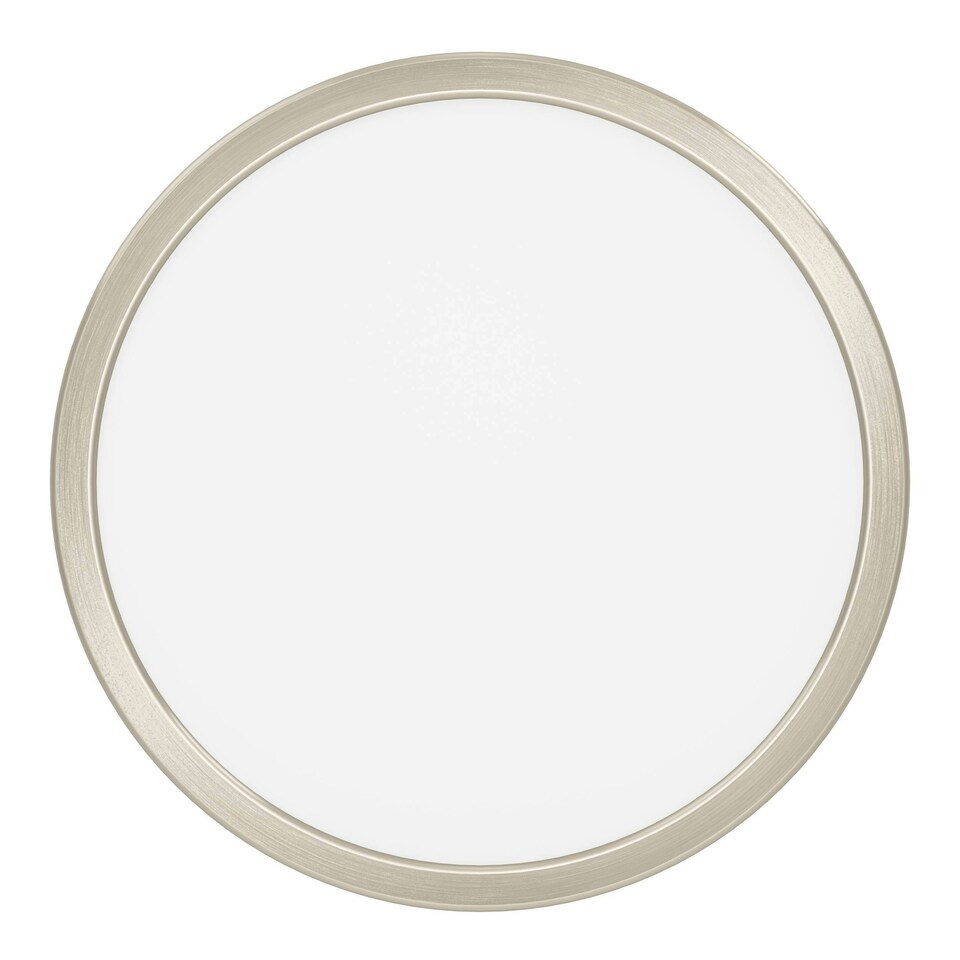 image 1 of EGLO Fueva 6 Silver Steel & Plastic LED CCT Technology Flush Ceiling Light Gold | Satin Nickel