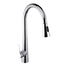 Kitchen Faucets with Pull Out Spray Mixer Faucet Swivel Chrome Stainless Steel
