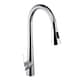 image 1 of Kitchen Faucets with Pull Out Spray Mixer Faucet Swivel Chrome Stainless Steel