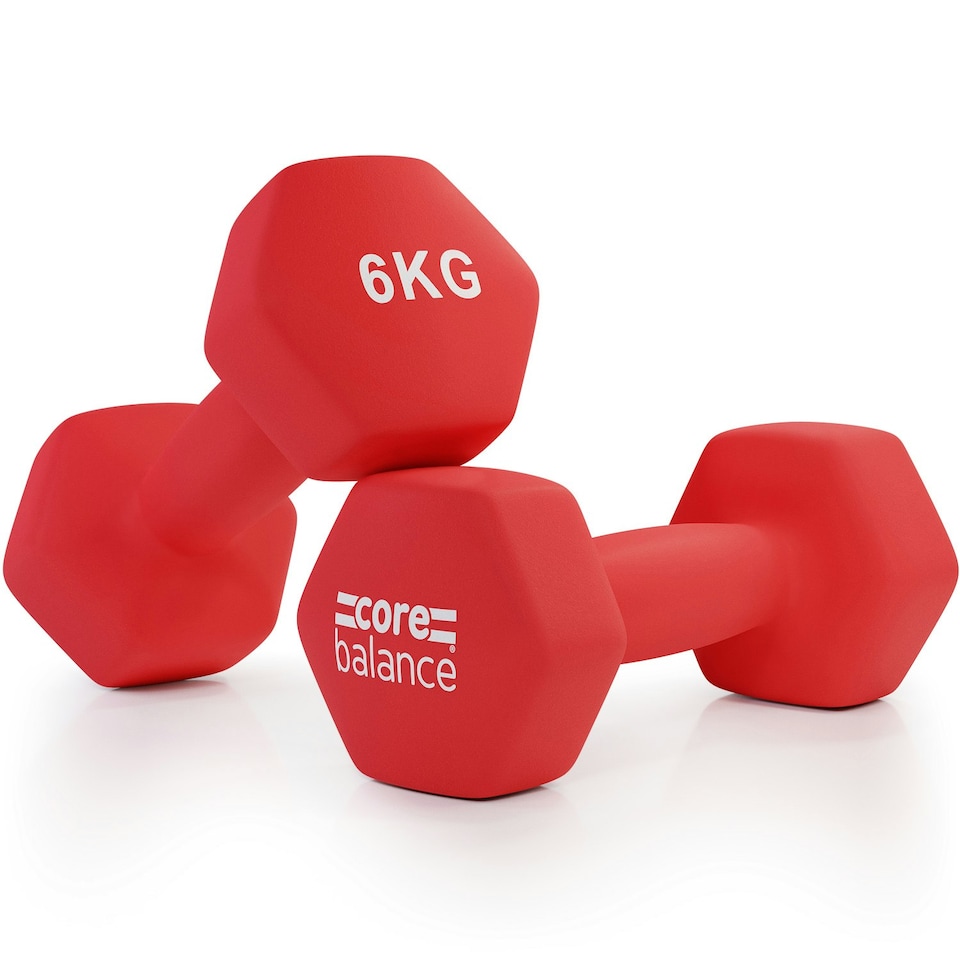 image 1 of Neoprene Hex Dumbbells (6kg)