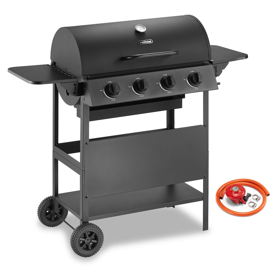 image 1 of VonHaus Gas BBQ with 4 Burners