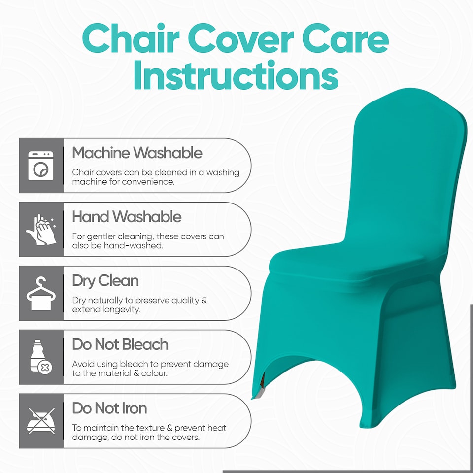 image 1 of Chair Cover Spandex Polyester Stretch Fabric Dining Slipcovers