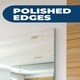 image 1 of Circuitt 4mm Sheet Mirror Glass Polished Edge 6 Holes 244 x 122 CM N/A