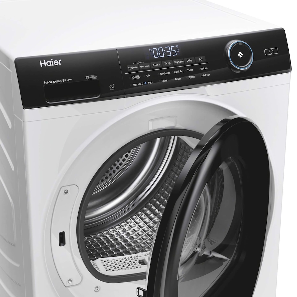 image 1 of Haier HD90A3959 9kg Load Heat Pump Tumble Dryer Wi-Fi Class A+++