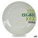 image 1 of Flat Plate Organic Porcelain 24,4 x 2,6 x 24,4 cm (10 Units) N/A