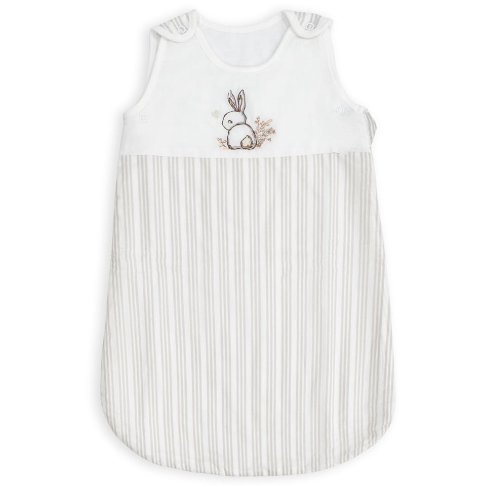 image 1 of My Little World Bunny Stripes Baby Sleeping Bag