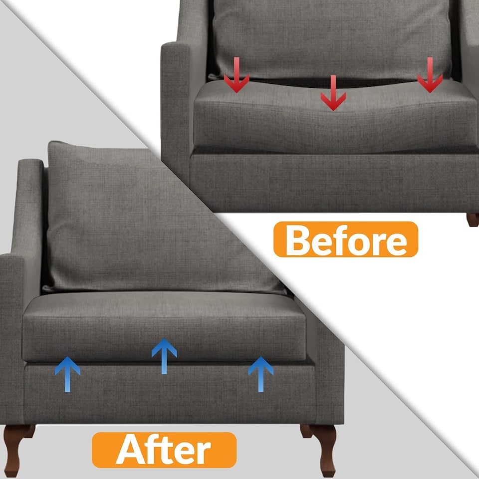 image 1 of Sofa Seat Support Board | Foldable Sofa Rejuvenator Board | Sagging Sofa Cushion Support 3 Seaters (48cm x 144cm) | Black
