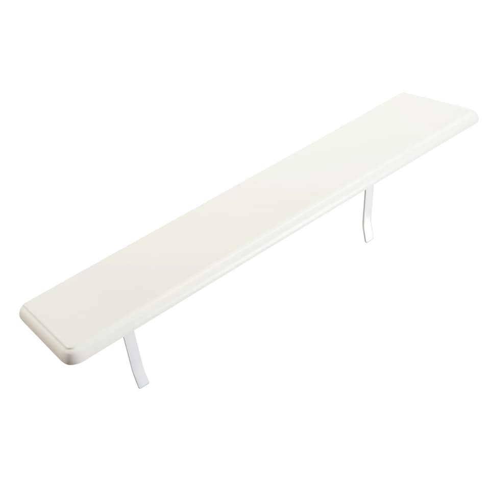 image 1 of Greenhurst White Radiator Shelves – Easy Fit Design with No Drilling, Available in 60cm, 91cm & 115cm Sizes White | 115.5