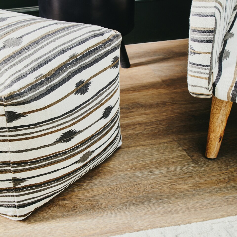 image 1 of Interiors by Premier Cefena Square Pouffe Multi