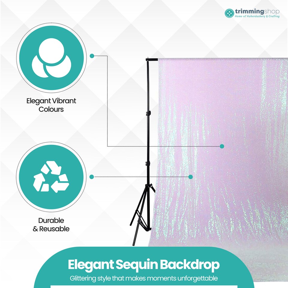 image 1 of 4ft x 7ft Sequin Backdrop Photography Background High-Density Sequin Fabric
