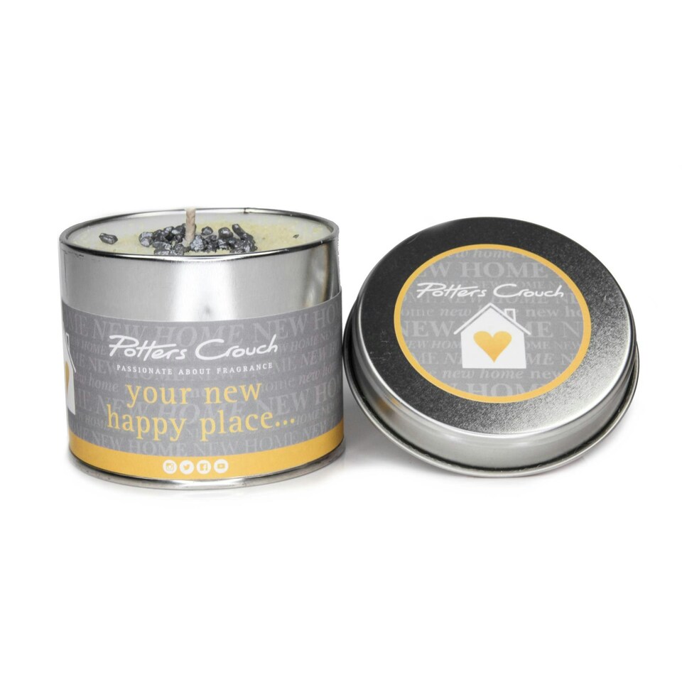 Potters Crouch Scented Candle in Tin - New Home | Multi