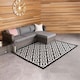 image 2 of Charles Bentley Diamond Pattern Lightweight Waterproof Indoor/Patio Large Rug